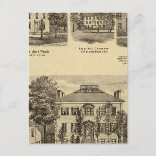 Residence of Dr Joseph Shallcross Postcard