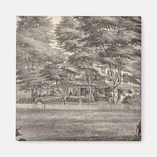 Residence of Dr Robert Laird, Squan, NJ Magnet (Front)