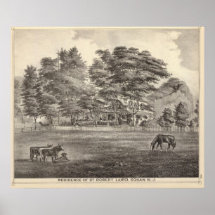 Residence of Dr Robert Laird, Squan, NJ Poster