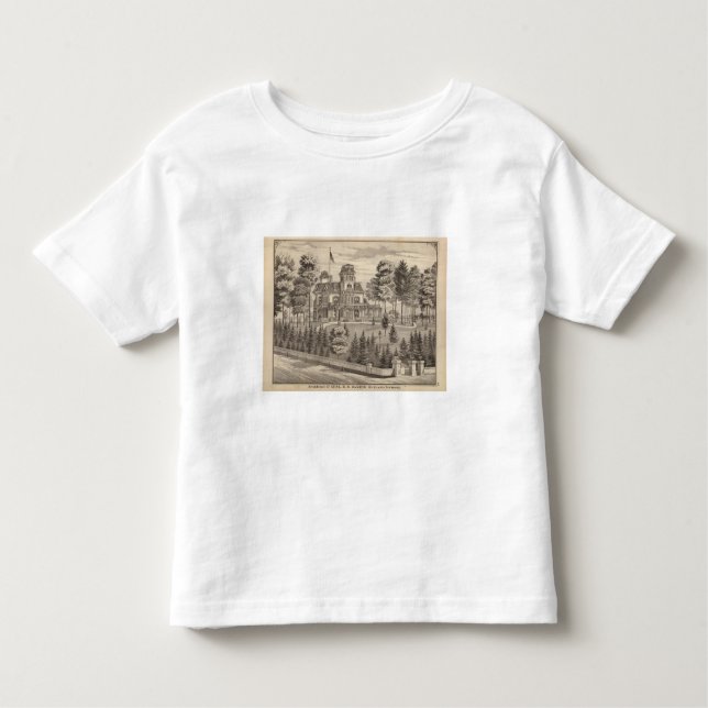 Residence of Genl HH Baxter in Rutland Vermont Toddler T-Shirt (Front)