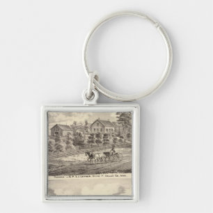 Residence of GP & J Leyner, Boone Tp Key Ring