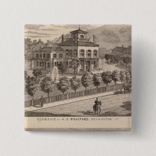Residence of HE Bradford and HE Bradford and 15 Cm Square Badge