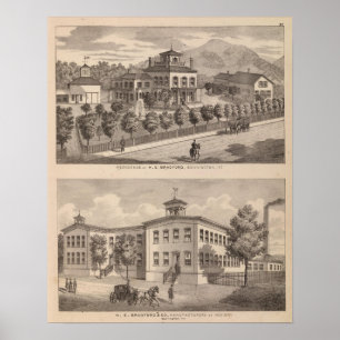 Residence of HE Bradford and HE Bradford and Poster