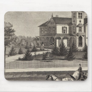 Residence of James G Gowdy, Tom's River, NJ Mouse Pad
