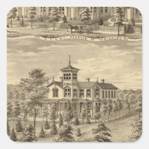 Residence of Jehu P Smith, Sewickley Square Sticker