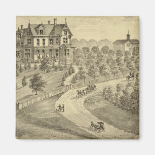 Residence of John Biggert, Idlewood Station Magnet