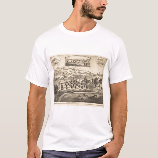 Residence of Joseph Alexander, Mendocino T-Shirt (Front)