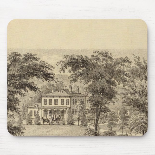 Residence of Marshall McDonald Mouse Pad (Front)