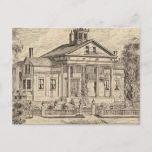 Residence of Mrs EE Marsh, Brandon in Vermont Postcard