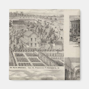 Residence of the late Dr Seth Hobbs Washington Co Magnet