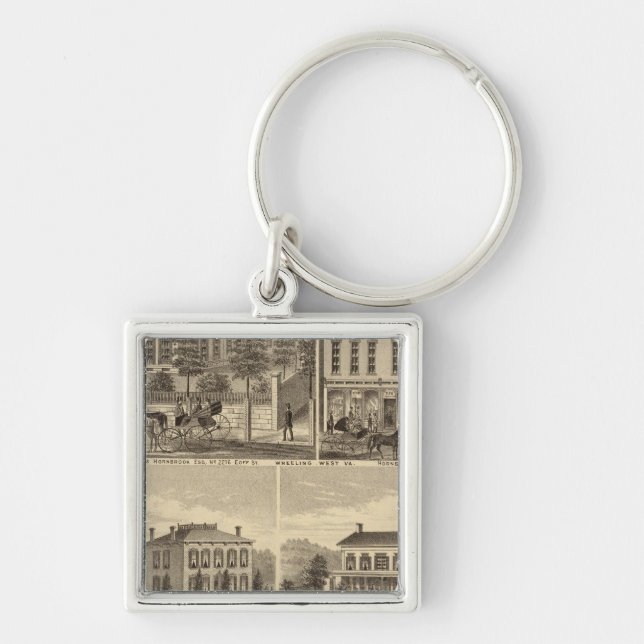 Residence of Thomas Hornbrook Key Ring (Front)