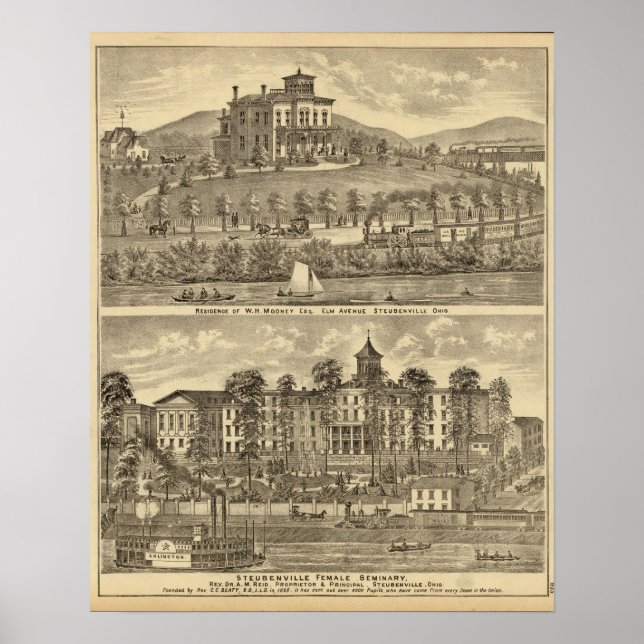 Residence of WH Mooney Poster (Front)