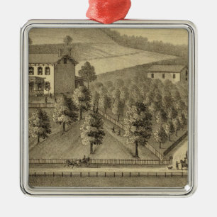 Residence of William Schrader Metal Ornament