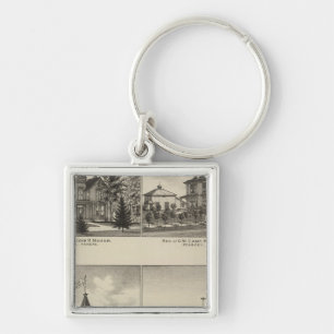 Residences, Abilene, Kansas Key Ring