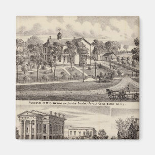 Residences and buildings in Poplar Grove Magnet