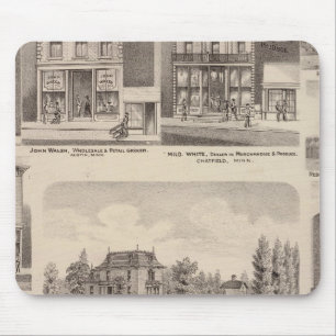Residences and Businesses in Austin, Minnesota Mouse Pad