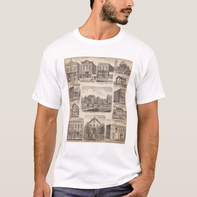 Residences and Businesses in Austin, Minnesota T-Shirt (Front)