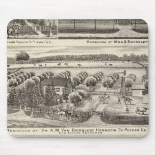 Residences and farm residences in Putnam Co Mouse Pad