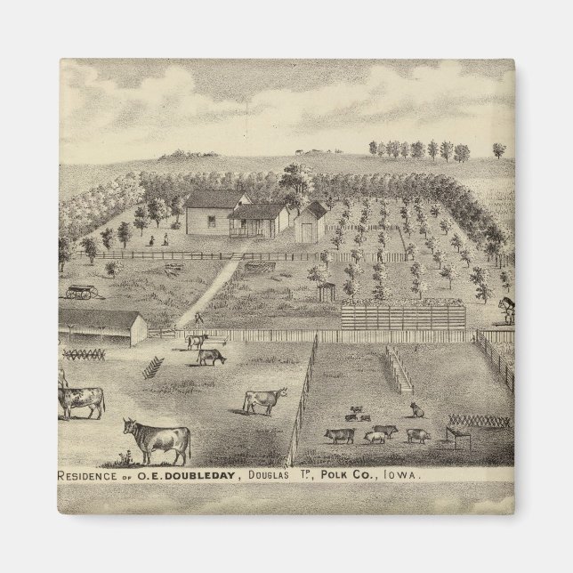 Residences and office, Douglas Tp Magnet (Front)