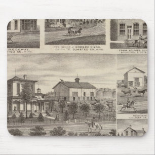 Residences, businesses, and Town of Eyota Mouse Pad