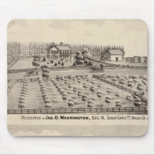 Residences & farm of Warrington Mouse Pad