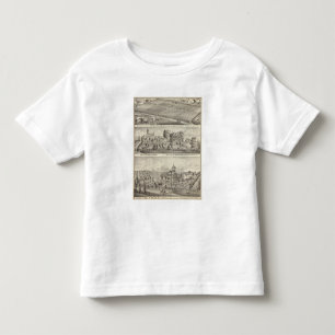 Residences, farms and church toddler T-Shirt