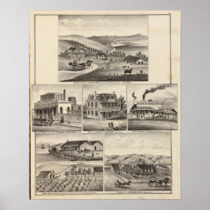 Residences, farms, businesses poster
