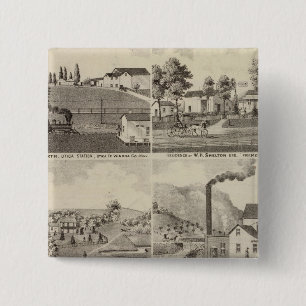 Residences, Minnesota 15 Cm Square Badge