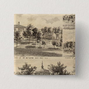 Residences, Minnesota 15 Cm Square Badge