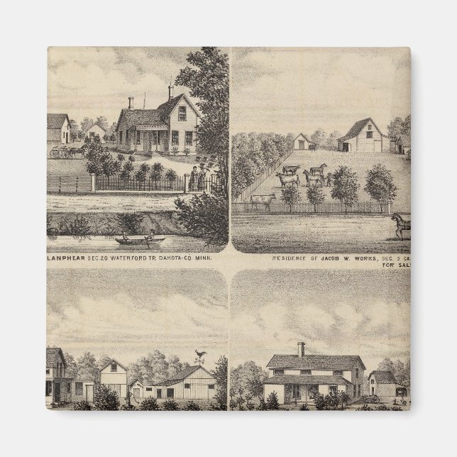 Residences, Minnesota 2 Magnet (Front)