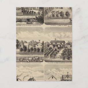 Residences, Minnesota 2 Postcard
