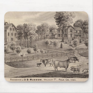 Residences of DB Murrow and Geo Crawford Mouse Pad