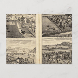 Residences of Franklin Bedwell Postcard