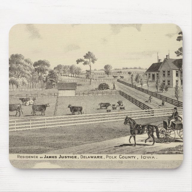 Residences of J Justice Mouse Pad (Front)