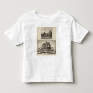 Residences of JR Fisher and MP Simpson, Kansas Toddler T-Shirt
