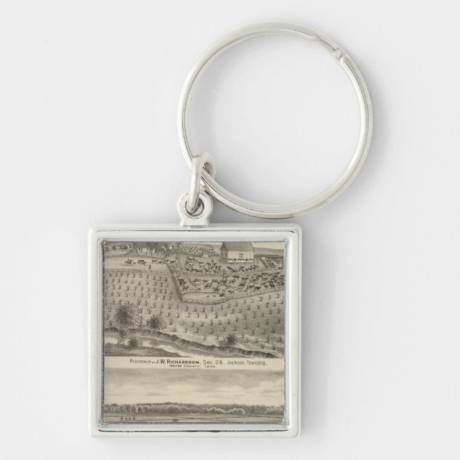 Residences of JW Richardson & JD McGlothlen Key Ring (Front)