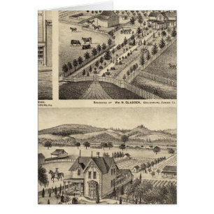 Residences of Wm N Gladden and Mrs Ina B Miller