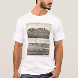 Residences, Quenemo and Lyndon Region, Kansas T-Shirt