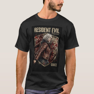 Resident Ash Evil Grace Requiem Croft 39 T-Shirt