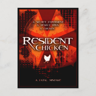 RESIDENT CHICKEN POSTCARD