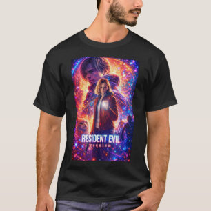 Resident Dark Evil Funny Requiem Art 21 Basic Da T-Shirt