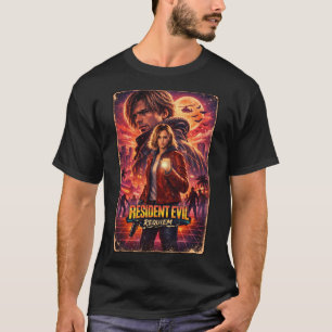 Resident Dark Evil Funny Requiem Art 30 Basic Da T-Shirt