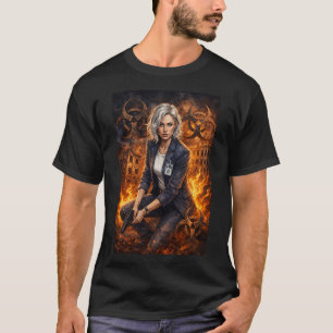 Resident Dark Evil Funny Requiem Art 46 Basic Da T-Shirt