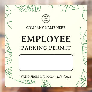Resident Employee Parking Entrance Permit Door