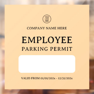 Resident Employee Parking Entrance Permit Door