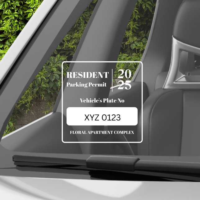 Resident Employee Parking Permit Vehicle Door  (Creator Uploaded)