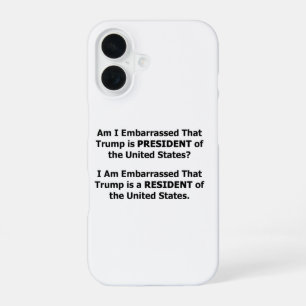 Resident Trump iPhone 16 Case