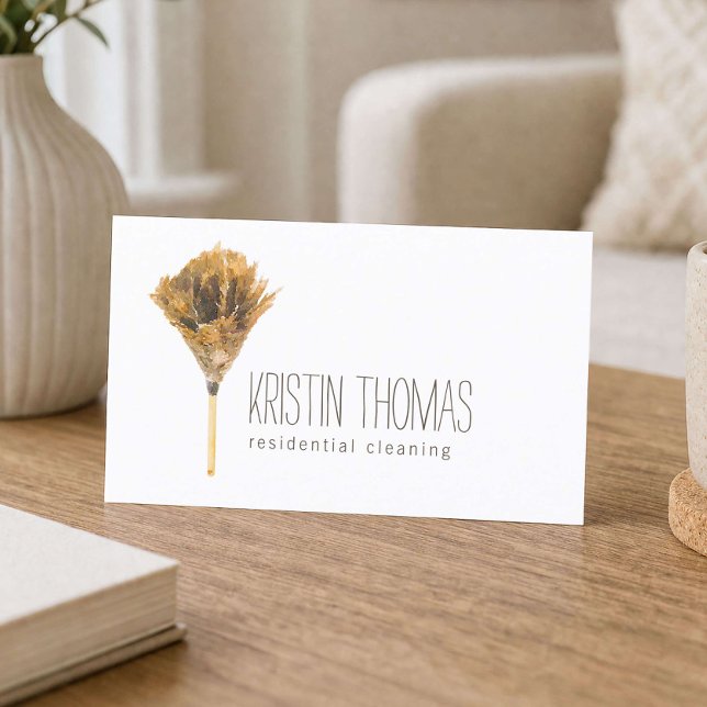 Residential Cleaning Business Card (Creator Uploaded)
