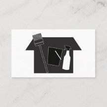 Residential Cleaning Services Business Card