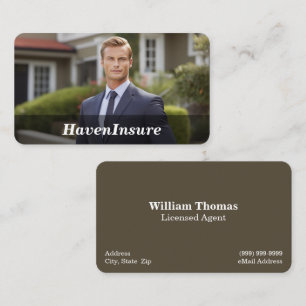 Residential Home / House Insurance Business Card